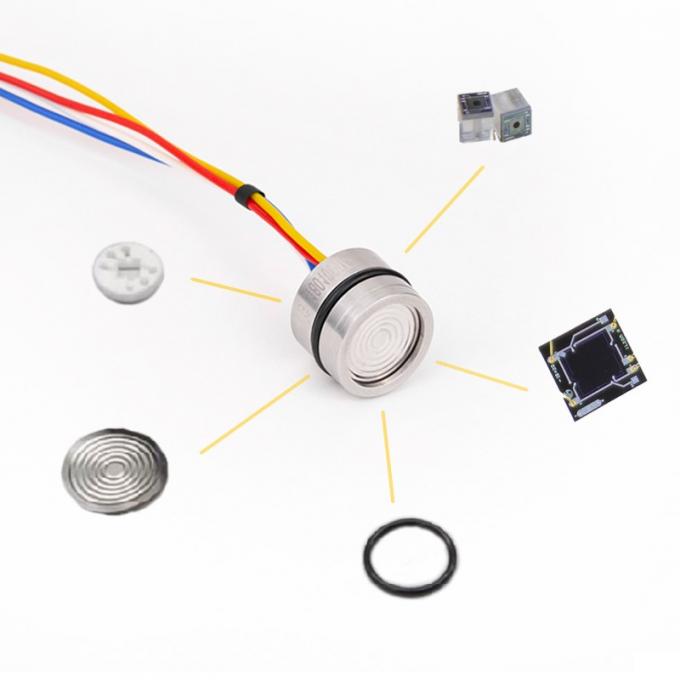 RJ10 OEM Thép không gỉ Universal 19mm Piezoresistive Silicon Pressure Sensor cho nước Không khí khí lỏng 1